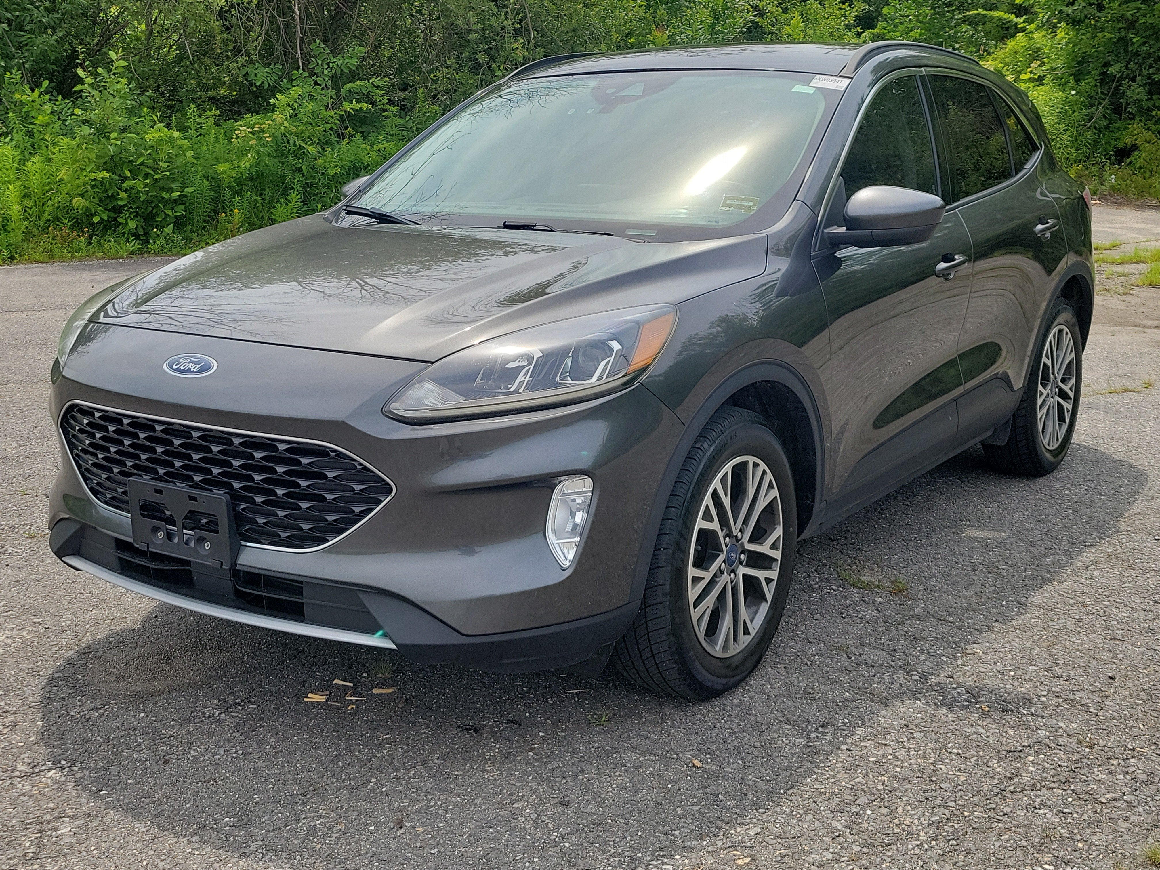 2020 Ford Escape SEL in Gray — front three-quarter view
