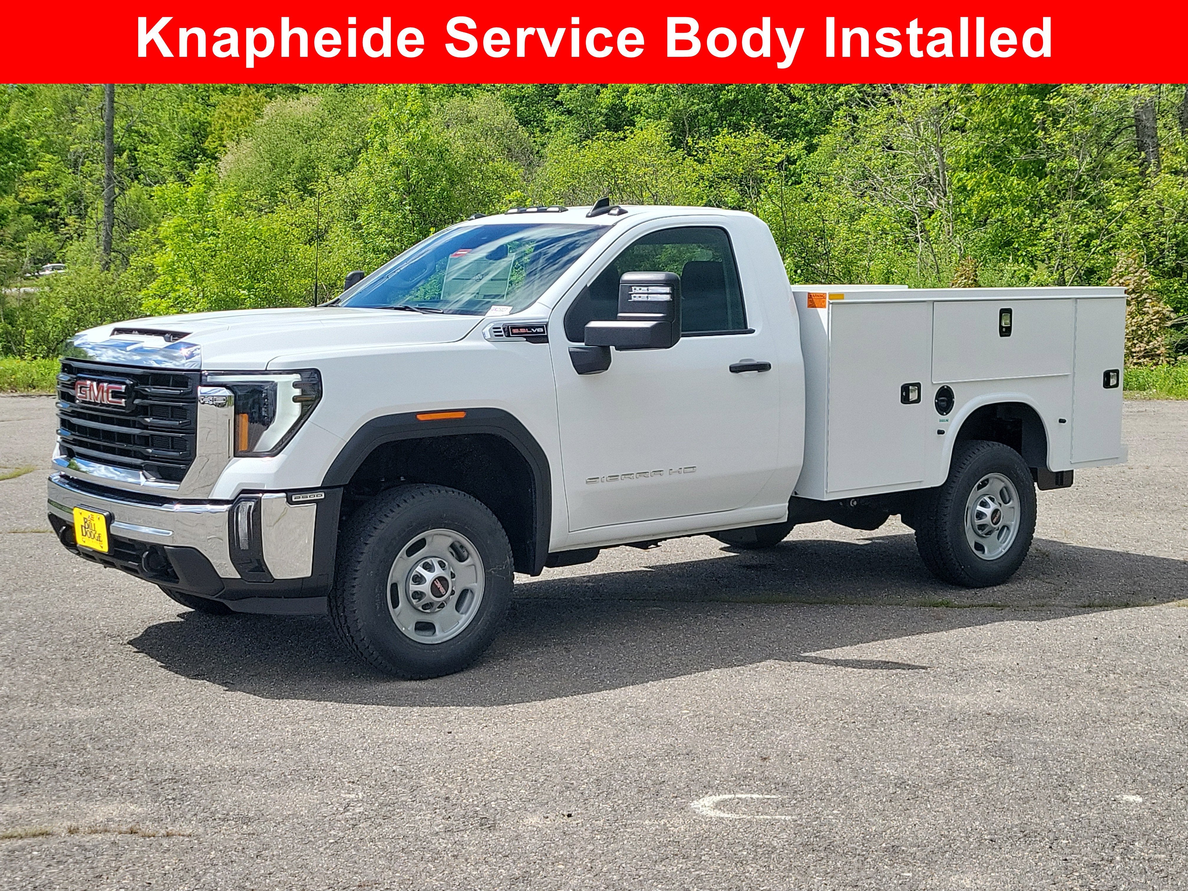 2026 GMC Sierra 2500 HD Pro in Summit White — front three-quarter view