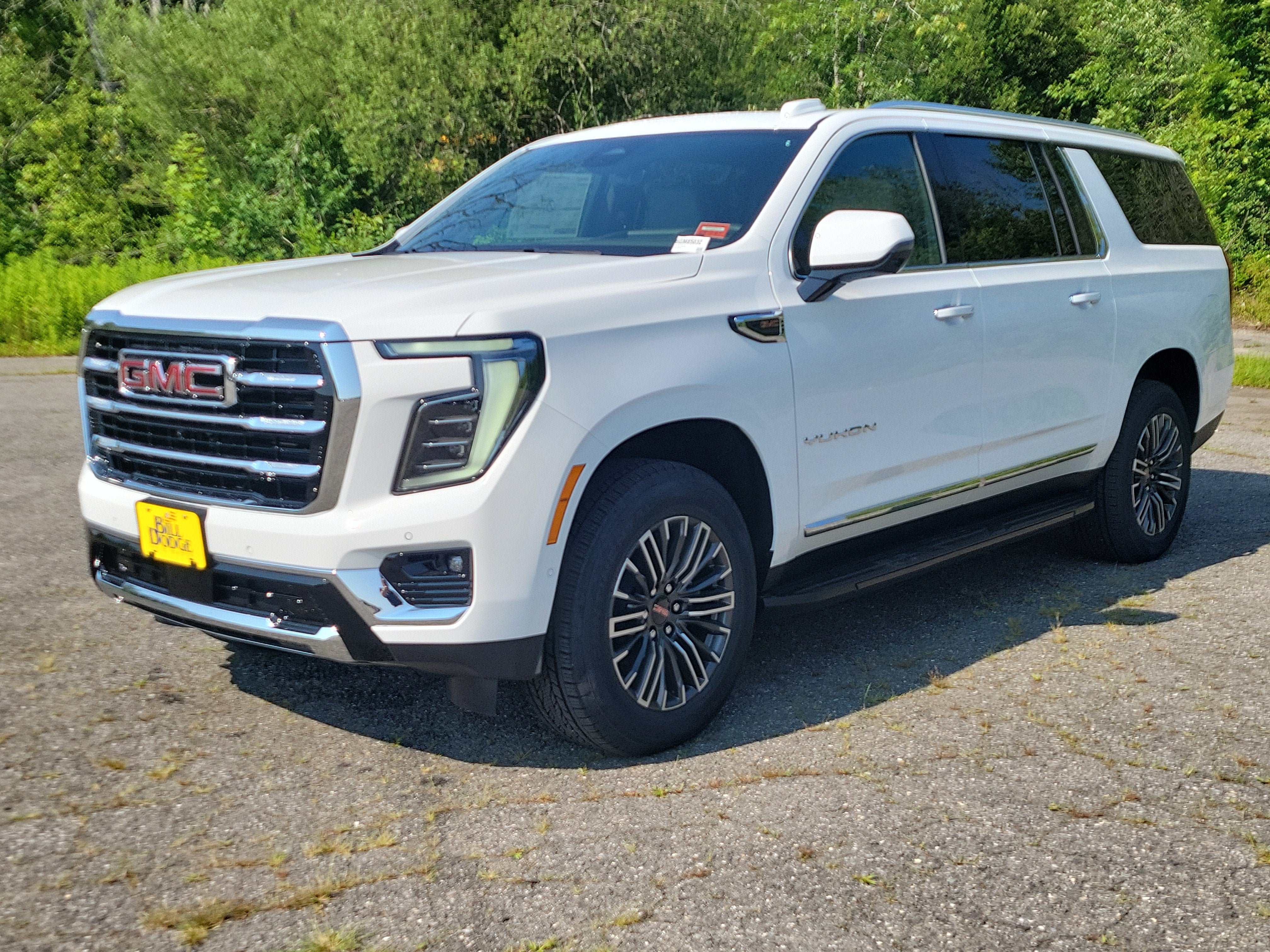2026 GMC Yukon XL Elevation in Summit White — front three-quarter view