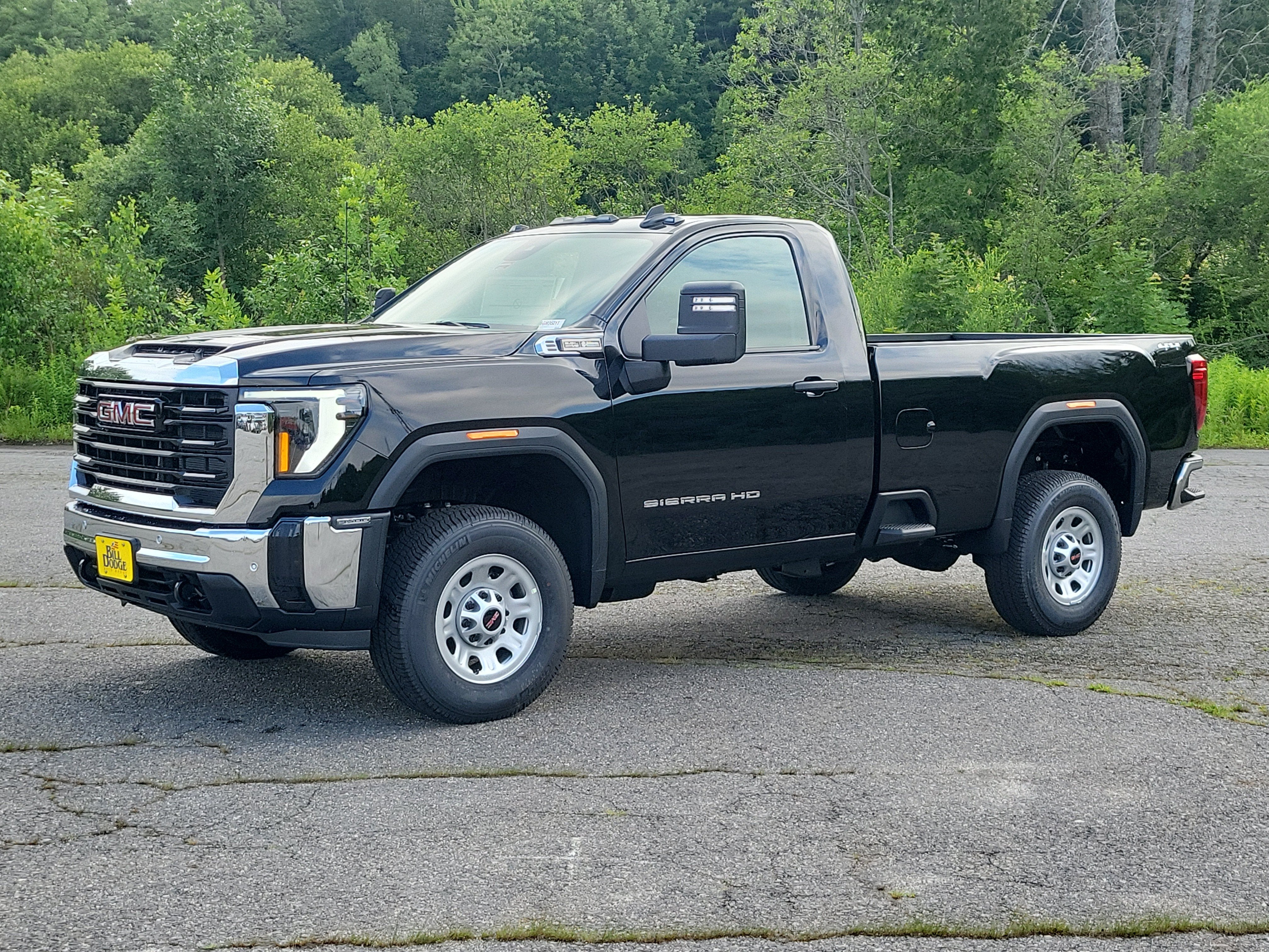 2026 GMC Sierra 3500 HD Pro in Onyx Black — front three-quarter view