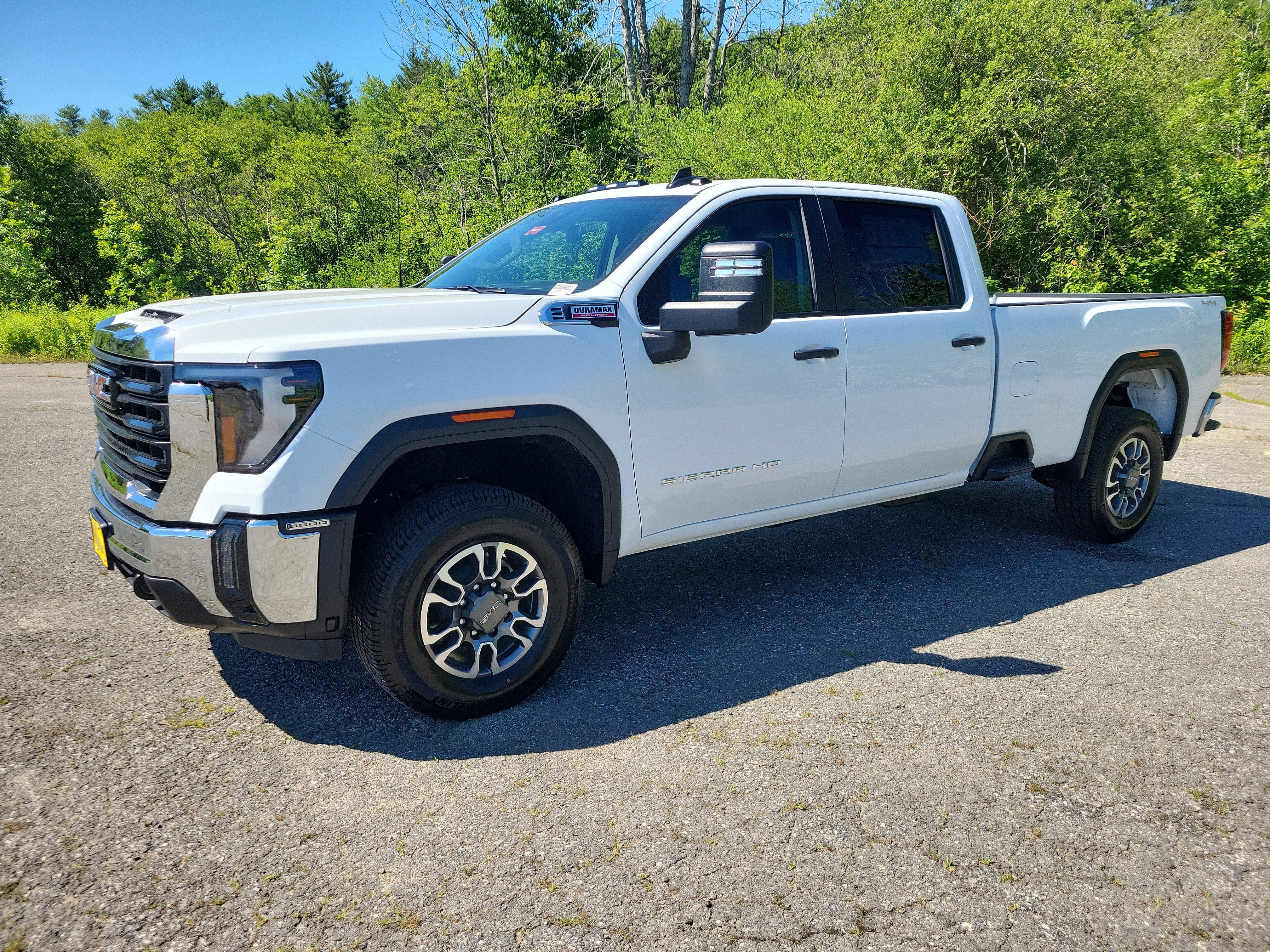 2026 GMC Sierra 3500 HD Pro in Summit White — front three-quarter view