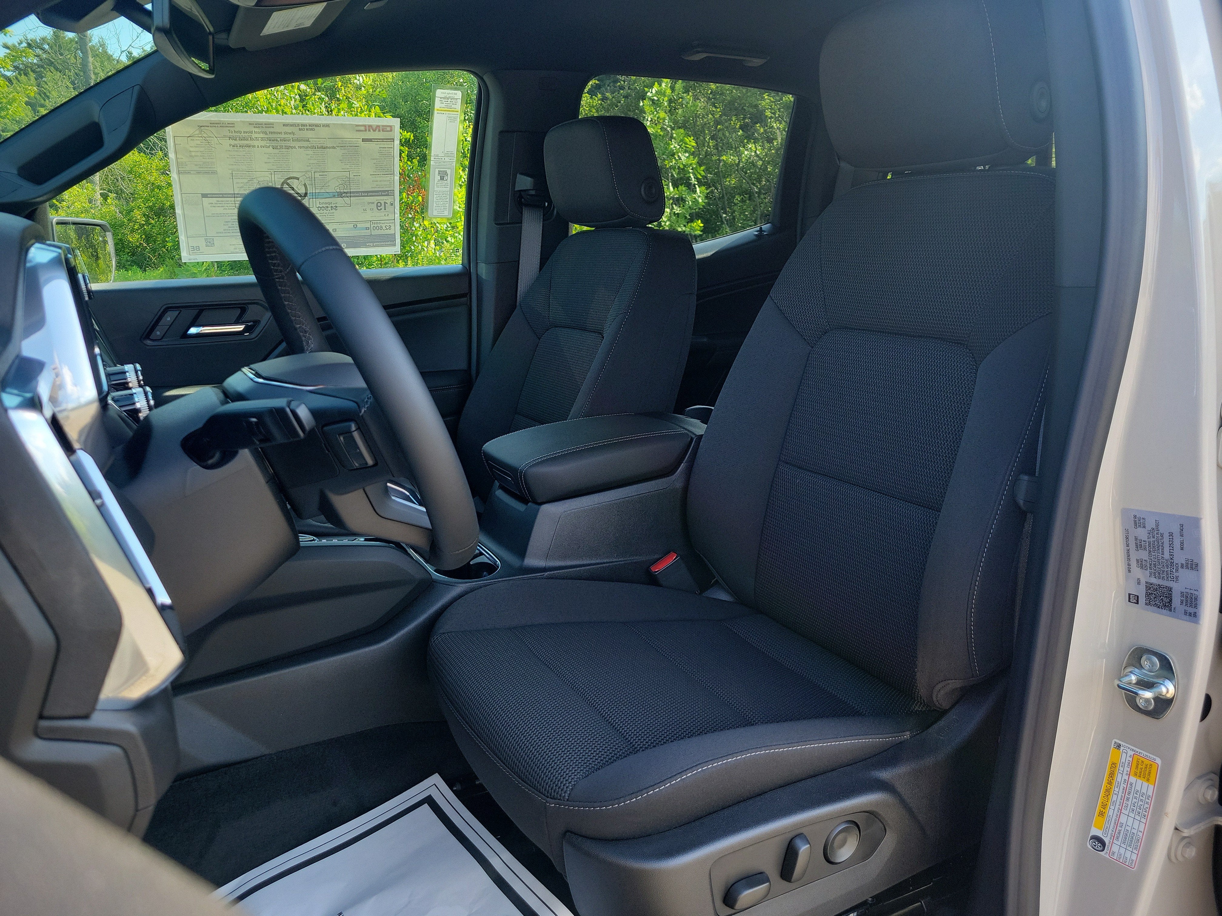 2026 GMC Canyon — interior view
