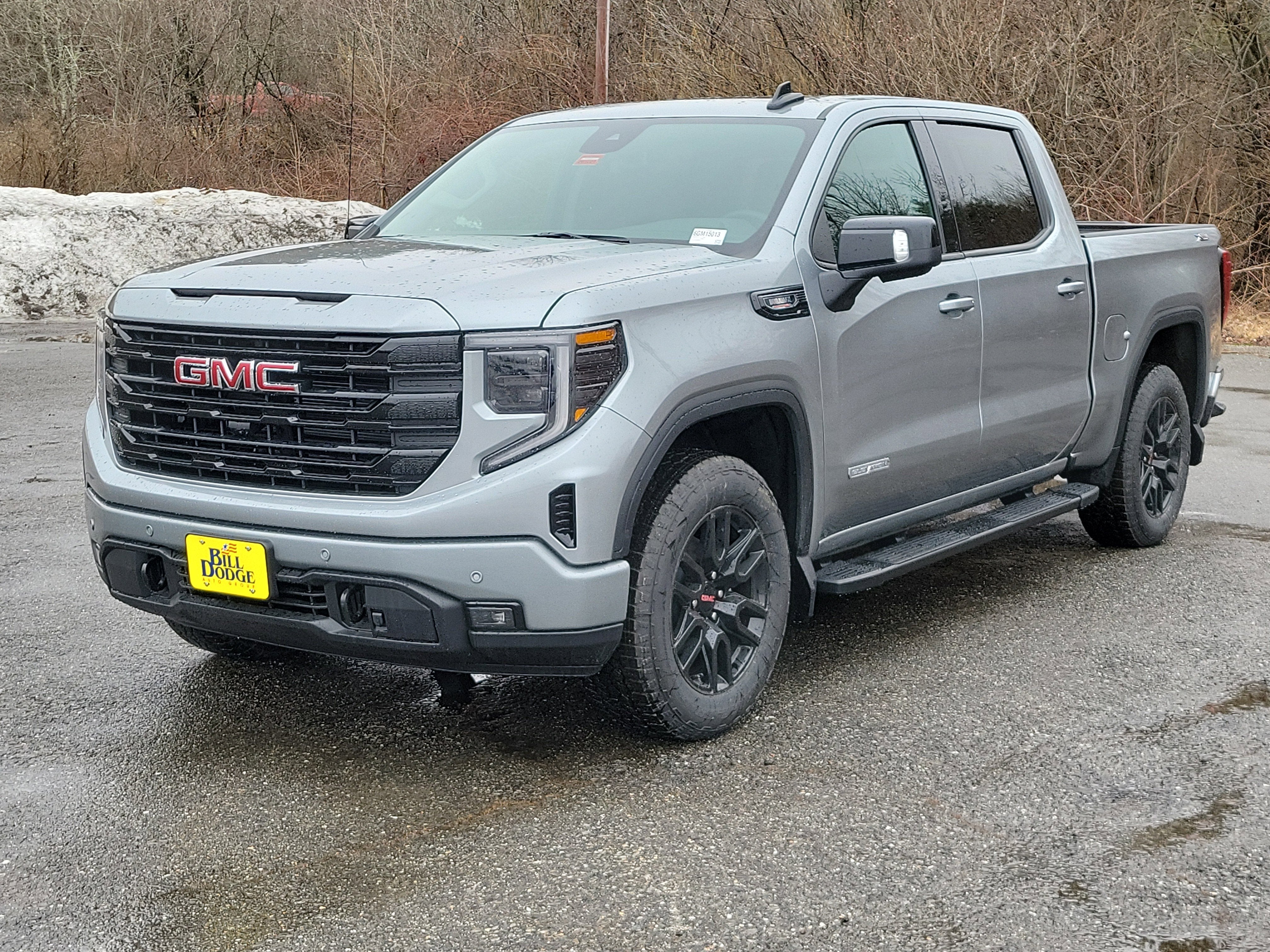 2026 GMC Sierra 1500 Elevation in Sterling Metallic — front three-quarter view
