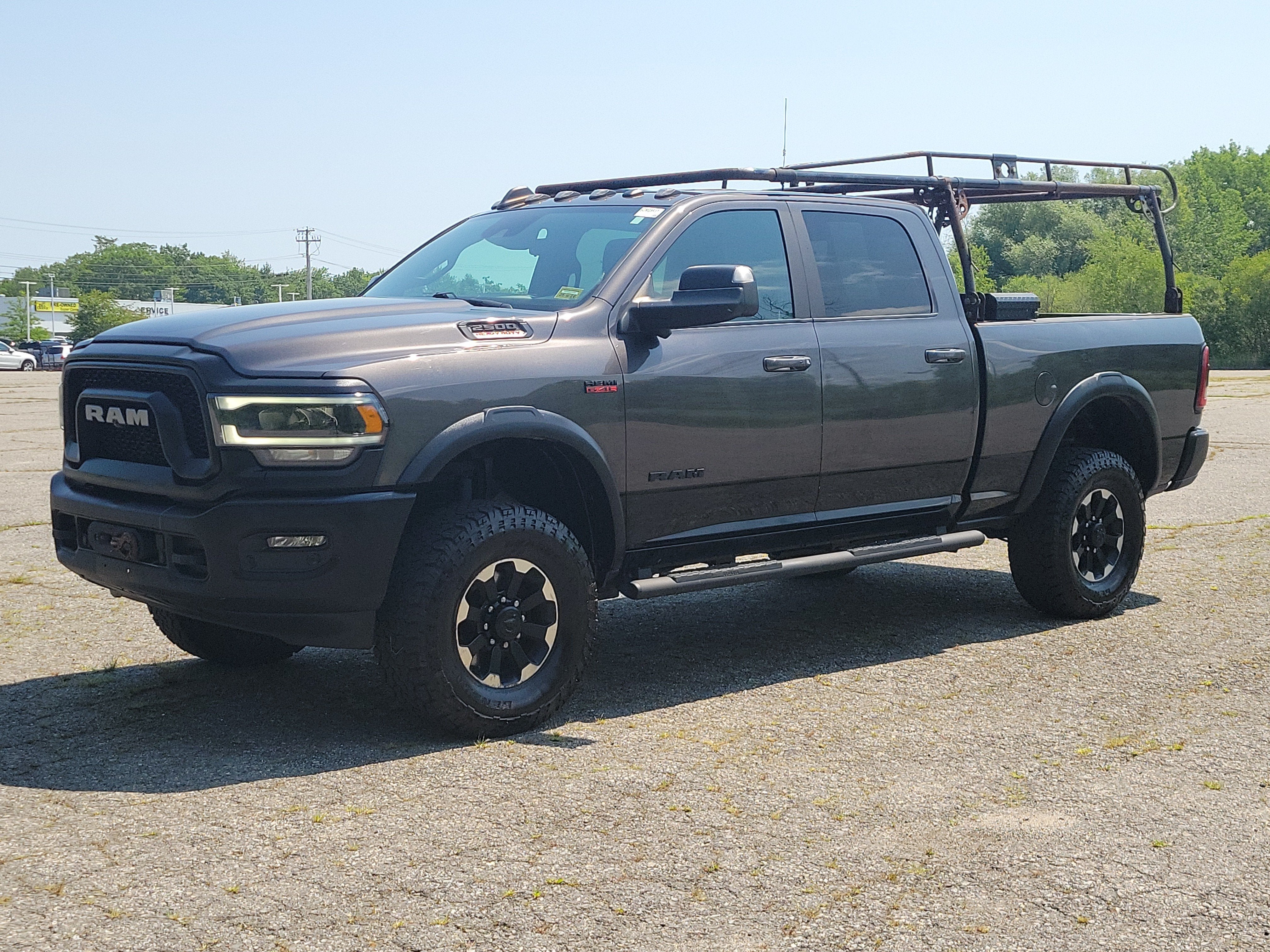2021 RAM 2500 Power Wagon in Granite Crystal Metallic Clearcoat — front three-quarter view