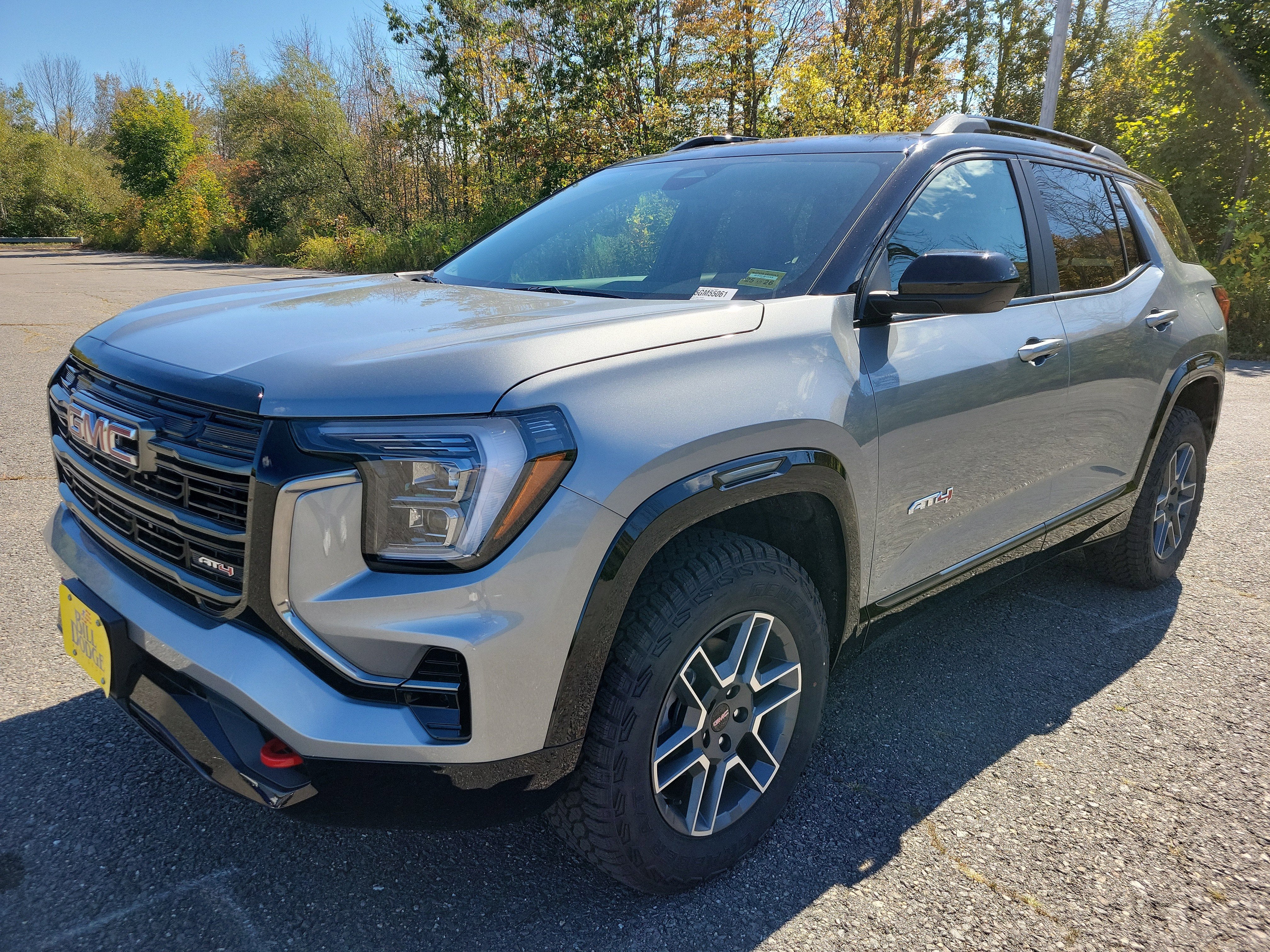 2026 GMC Terrain AT4 in Sterling Metallic — front three-quarter view