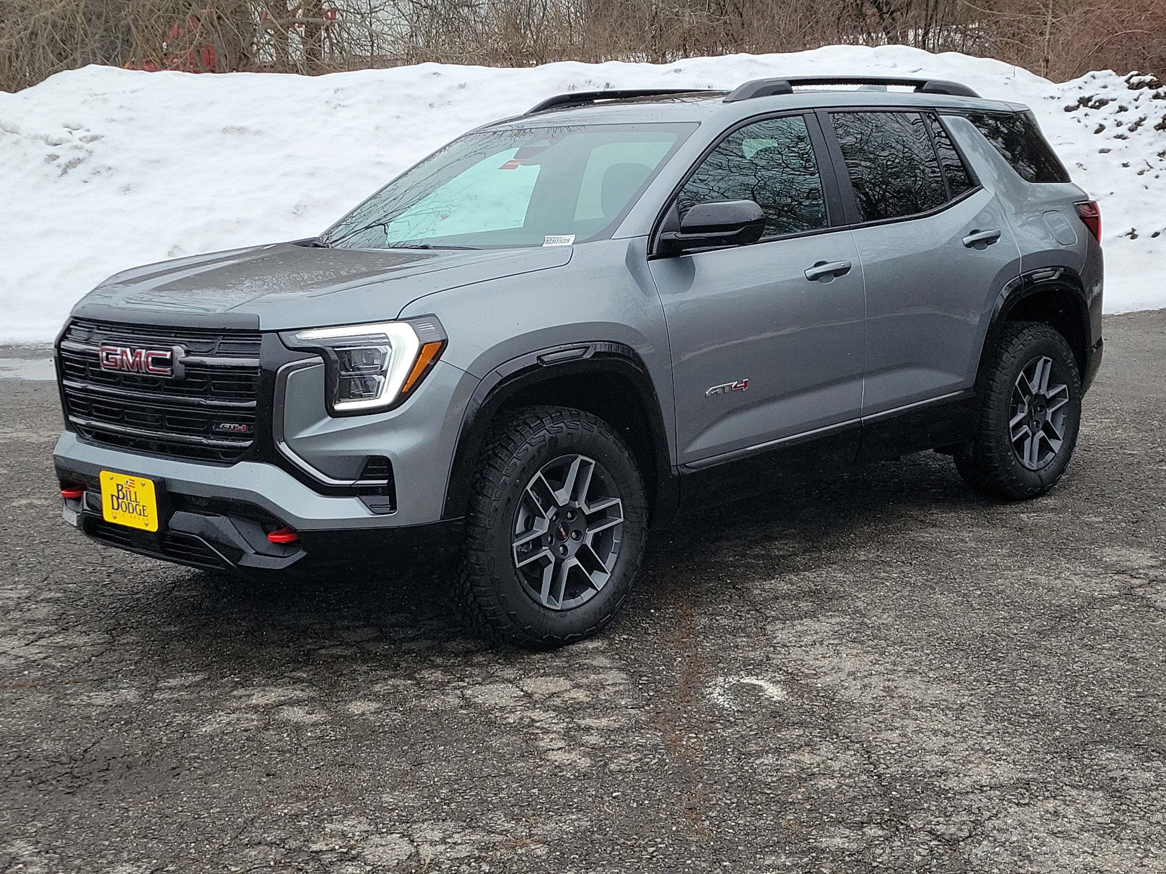 2026 GMC Terrain AT4 in Sterling Metallic — front three-quarter view