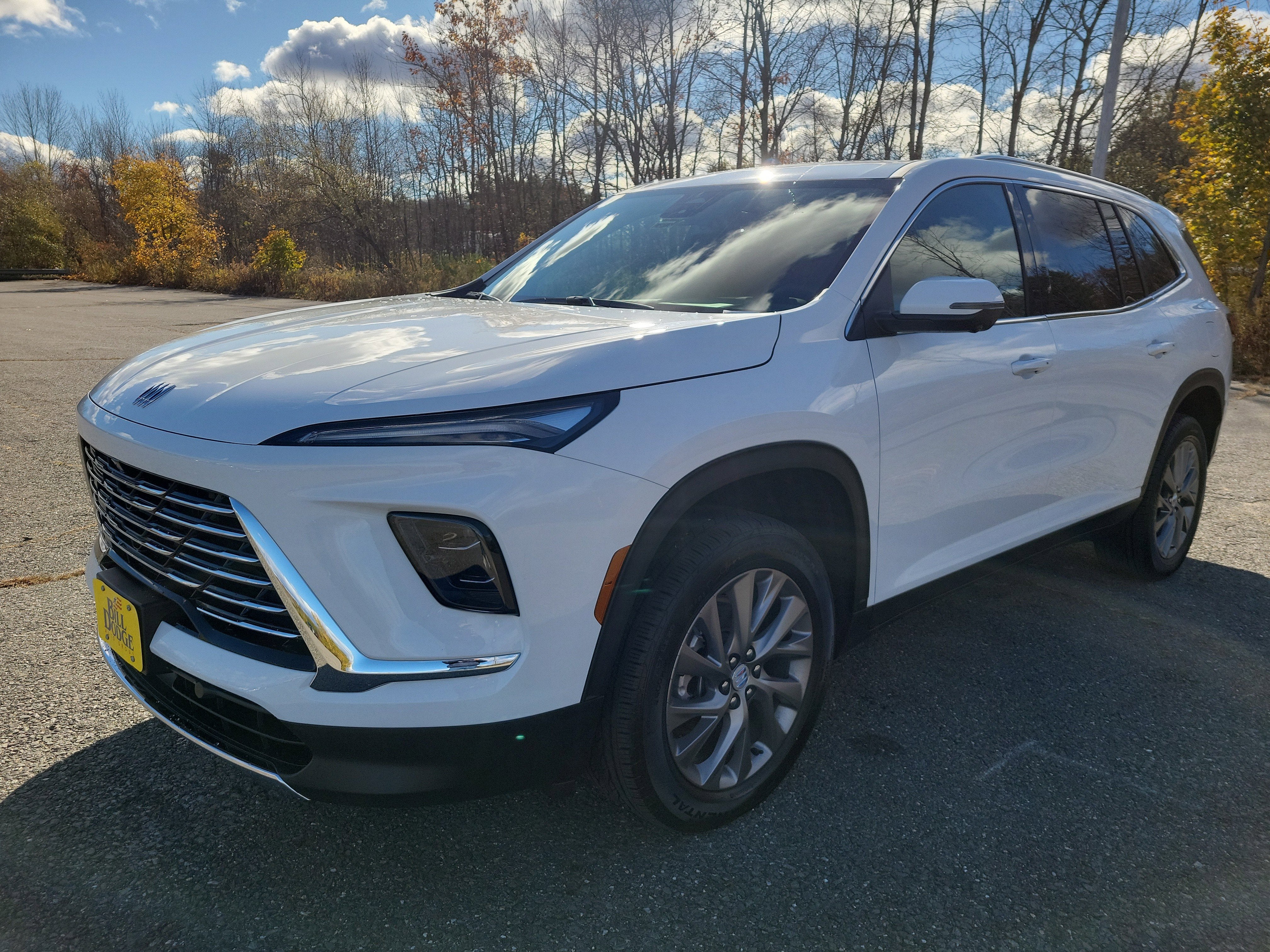 2026 Buick Enclave Preferred in Summit White — front three-quarter view