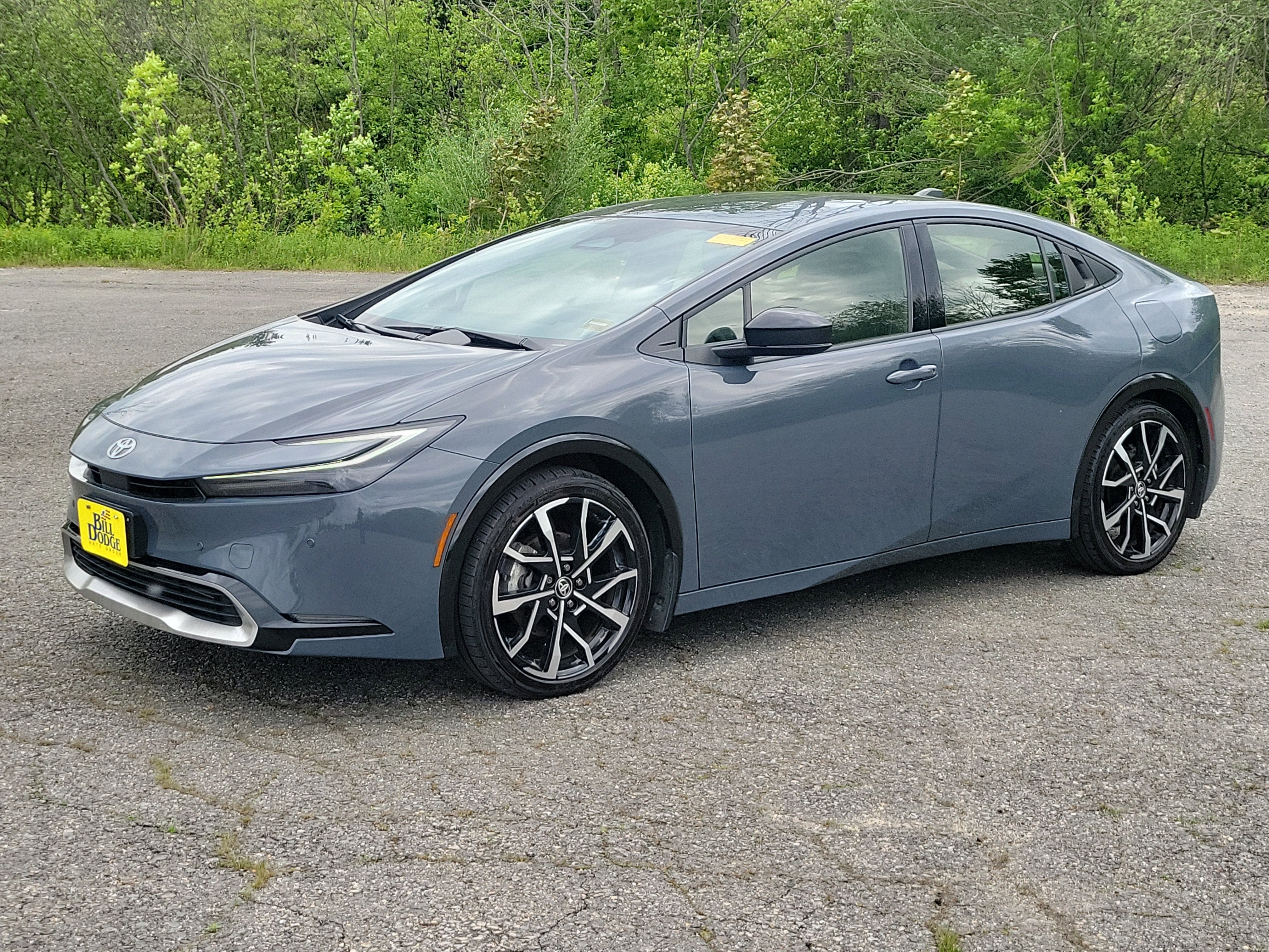 2024 Toyota Prius Prime XSE in Gray — front three-quarter view